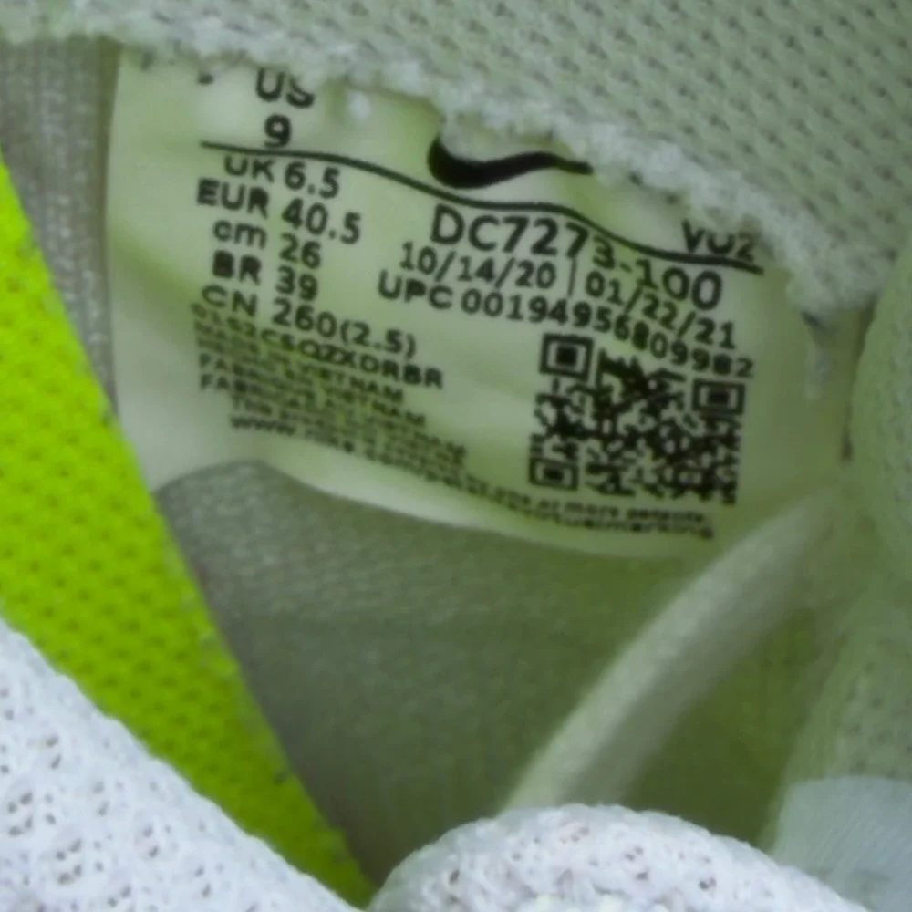 Nike Air Force 1 Crater White Sail Speckled Blue DC7273-100 Womens Size 9